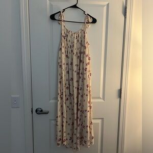 free people “azure” midi dress- ivory